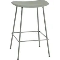 Muuto Fiber tube Hocker 65 cm, graugrün