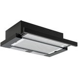 Amica FH 664 620 S - Flachschirmhaube - 60 cm Schwarz - Schwarz