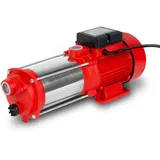 Eberth Mehrstufige Gartenpumpe 2400L/h 4 bar 370W Edelstahl 8m Ansaughöhe 1 Zoll