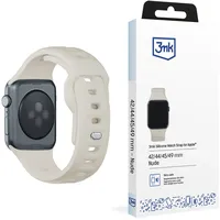3M 3mk Silicone Watch Strap, Creme