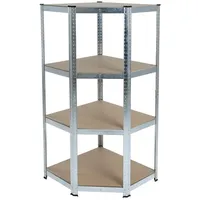 Estexo Steckregal Eckregal Lagerregal 160x70x40 cm Werkstattregal Kellerregal verzinkt
