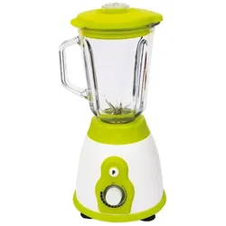 Grüner elektrischer Mixer mit Glasbecher und variabler Geschwindigkeit 400 Watt