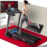 Sportstech F31s Profi Laufband für Zuhause I Premium APP via Bluetooth I LED & Tablethalterung I Deutsche Qualitätsmarke I 4.5 PS, 16 km/h - Fitness Treadmill klappbar bis 120 kg Nutzergewicht