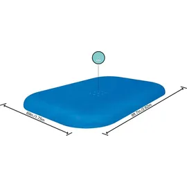 BESTWAY Poolabdeckung blau 262 x 175 cm