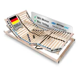 Betten-ABC Max1 Elektro – Elektrischer Lattenrost mit Kopf- & Fußteilverstellung und Funkfernbedienung
