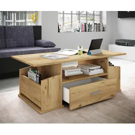 VCM Couchtisch Junata beige Eiche 52 x 44 cm