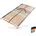 Federholzrahmen mit verstellbarem Kopf und Fußteil 100 210 cm