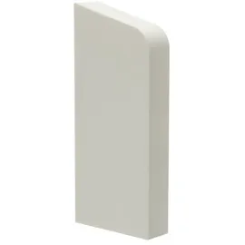 Primo Endstück links weiß Kunststoff Abdeckung Leiste Sockelleiste Rohrverkleidung
