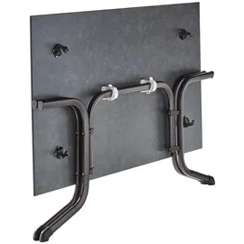 Sieger Klapptisch 160x90cm Stahl/Polytec Dunkelgrau