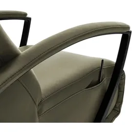 Hukla Relaxsessel Pierre Leder 0 x 0 x 0 cm Grün mit Relax-Funktion