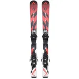 Mc Kinley Kinder Team 7 I Jt + Systembindung Ski-Set, Red/Black Night/Whit, 120