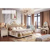 Schlafzimmer Set Klassischer Designer Holzmöbel Luxus neu 8tlg