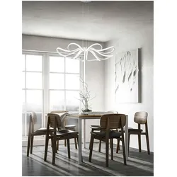 Weißer Blossom LED-Pendelleuchter 6608 B LC PERENZ