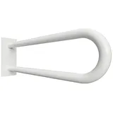 Brillantbad BELP Stützgriff in U-Form Eisen Weiß mit Abdeckung 103x253x866 mm, 120 kg Traglast für Bad & WC >> zum Bohren