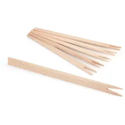 1000 Stk Metrie | Holz Grillgabel 25 cm mit 2 Zinken