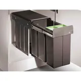Naber WESCO® Profiline Double-Boy 345 S/300-2, mit Biodeckel, anthrazit