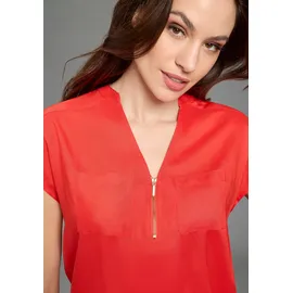 Bruno Banani Kurzarmbluse rot 42