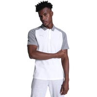 Puma Teamcup Casuals Polo, Weiß, 3XL