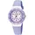 Lorus RRX51CX9 34 mm Edelstahlgehäuse Lila Urethanarmband Weiß