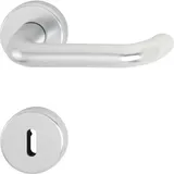 HOPPE Türdrückerlochteil Paris 138L Alu/natur 8 mm