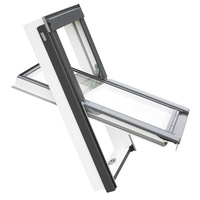 Balio Dachfenster APB aus Kunststoff incl. Universal - Eindeckrahmen 0-50mm (66 x 112)