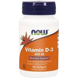 NOW Foods Vitamin D-3 Kapseln 180 St.
