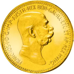 2er-Set Österreich und Ungarn 10 Kronen Franz Joseph