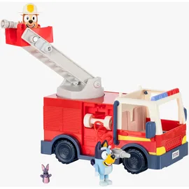 MOOSE TOYS LTD Feuerwehr Spielfigurenset mit Bingo & Bluey Figuren, rot/mehrfarbig