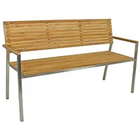 Gravidus 3-Sitzer Gartenbank Sitzbank Parkbank Bank Garten Terrasse Edelstahl