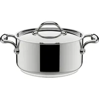 Lagostina 8900533653, Edelstahl, Edelstahl, Edelstahl, Keramik, Gas, Halogen, Induktion, Versiegelte Platte, Edelstahl, Edelstahl - Silber