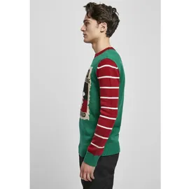 URBAN CLASSICS Wanted Christmas Sweater Grün XL