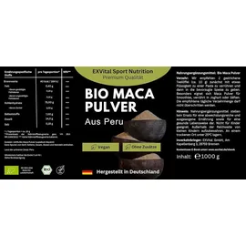 Exvital BIO Maca Pulver 1000 g