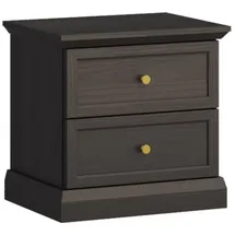 konsimo® Nachtschrank Katria 52 x 51 x 40 cm Schwarz