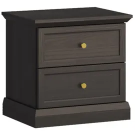 konsimo® Nachtschrank Katria 52 x 51 x 40 cm Schwarz