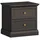 konsimo® Nachtschrank Katria 52 x 51 x 40 cm Schwarz