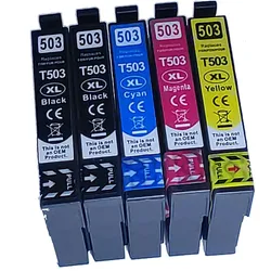 5x Tintenpatronen kompatibel f. Epson Workforce WF-2960 ersetzt Epson 503 und 503XL Tintenpatronen