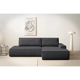 OTTO home Eckcouch Cord 2-Sitzer Grau