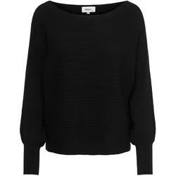 Only Damen Pullover Strickpullover ONLADALINE LIFE Schwarz 15226298 XS