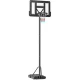 sportnow Basketballständer Schwarz 60 x 90 cm