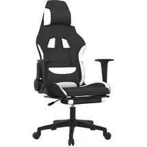 vidaXL Horus Gaming-Stuhl Schwarz/Weiß