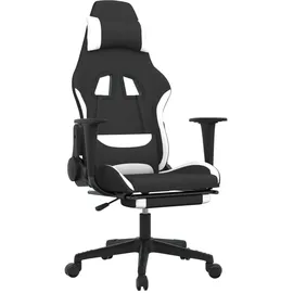 vidaXL Horus Gaming-Stuhl Schwarz/Weiß
