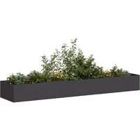 VidaXL Pflanzkübel 360 x 80 x 40 cm Schwarz