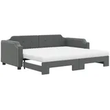 vidaXL Tagesbett 80 x 200 cm Dunkelgrau