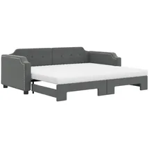 vidaXL Tagesbett 80 x 200 cm Dunkelgrau