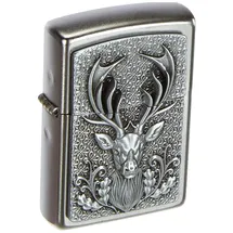 Zippo Hirschgeweih Emblem Sturmfeuerzeug