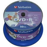 Verbatim DVD+R 4.7GB 16x 4,7 GB 50 Stück(s) - Jungfrau DVD+RW (4,7 GB, DVD+R, 50 Stück(s))