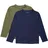 MINYMO Jungen 2er Pack Basic 34-T-shirt LS (2-pack)" in Grün - 92
