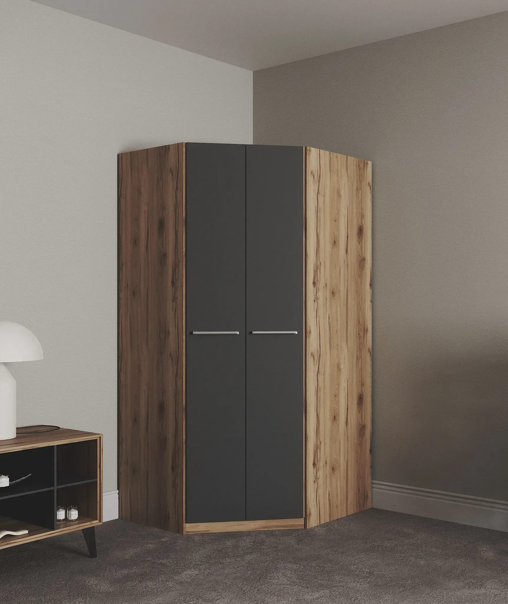 Eckkleiderschrank PRIESS 