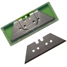 Dönges Cuttermesser 10 Stück Trapezklingen 60 x 19 x 0,65 mm