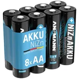 Ansmann Akku Mignon AA 1500 mAh 8 St.